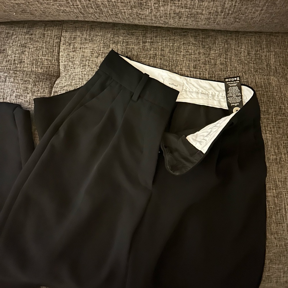 Aritzia Wilfred Effortless Pant Black Size 0 original tag - Picture 4 of 5